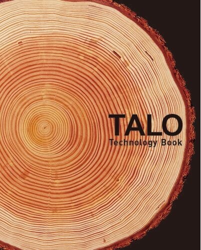 ログハウスの魅力や高い技術力を解説した、TALOの新しいパンフレットが完成