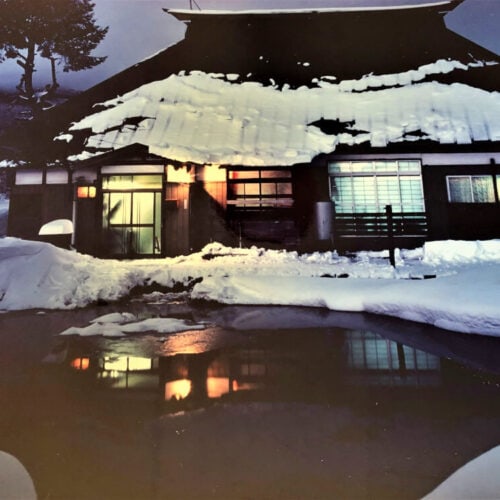 長野県飯山市の物件の冬景色
