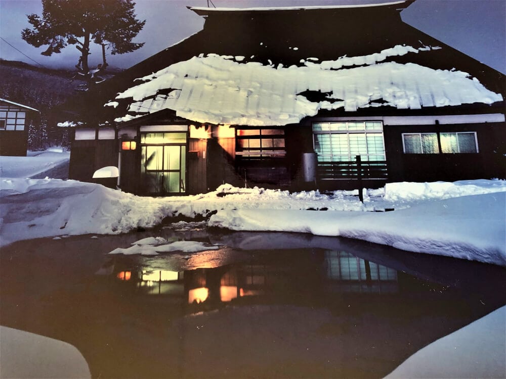 長野県飯山市の物件の冬景色