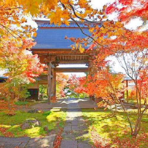 長野県飯山市の風景