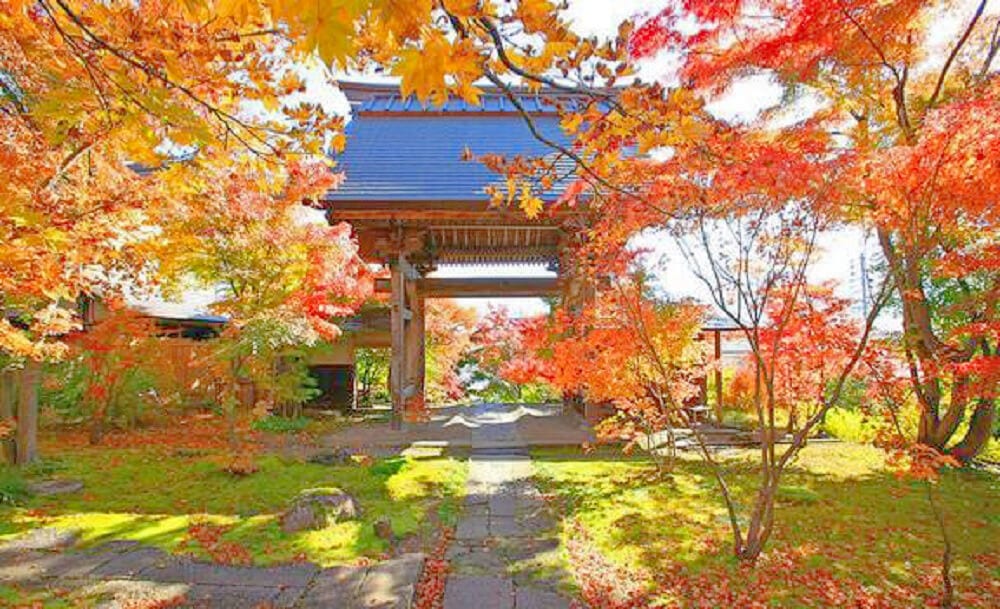 長野県飯山市の風景