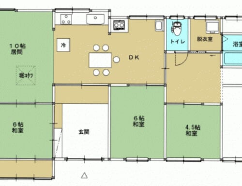 兵庫県豊岡市の物件の間取り