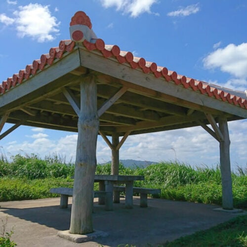 沖縄県竹富町「小浜島」にある西大岳展望台