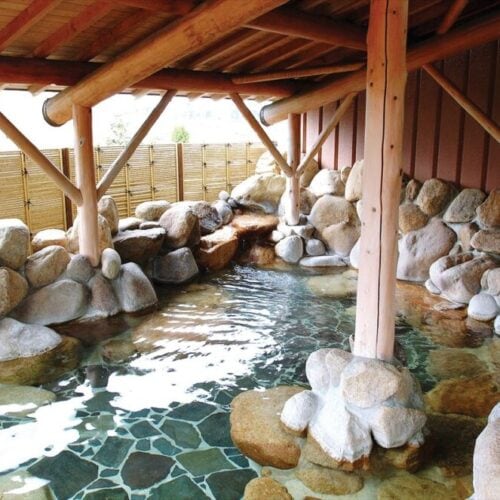 鳥取県倉吉市の関金温泉。
