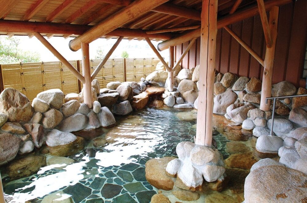 鳥取県倉吉市の関金温泉。