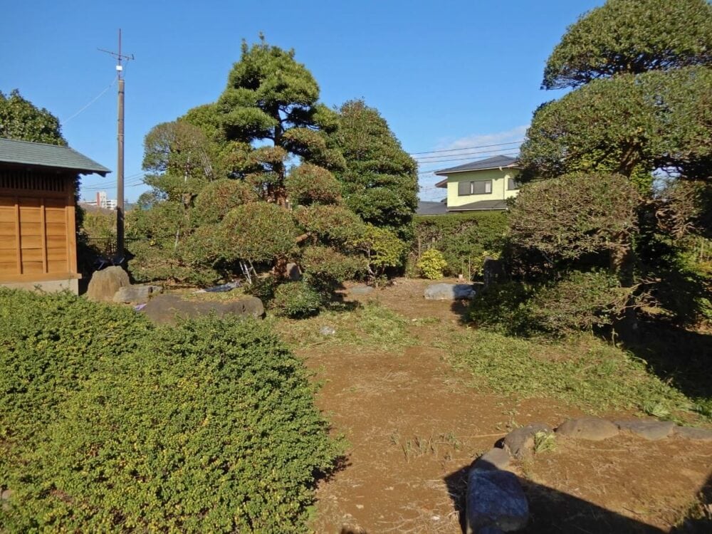 千葉県いすみ市の賃貸物件の庭