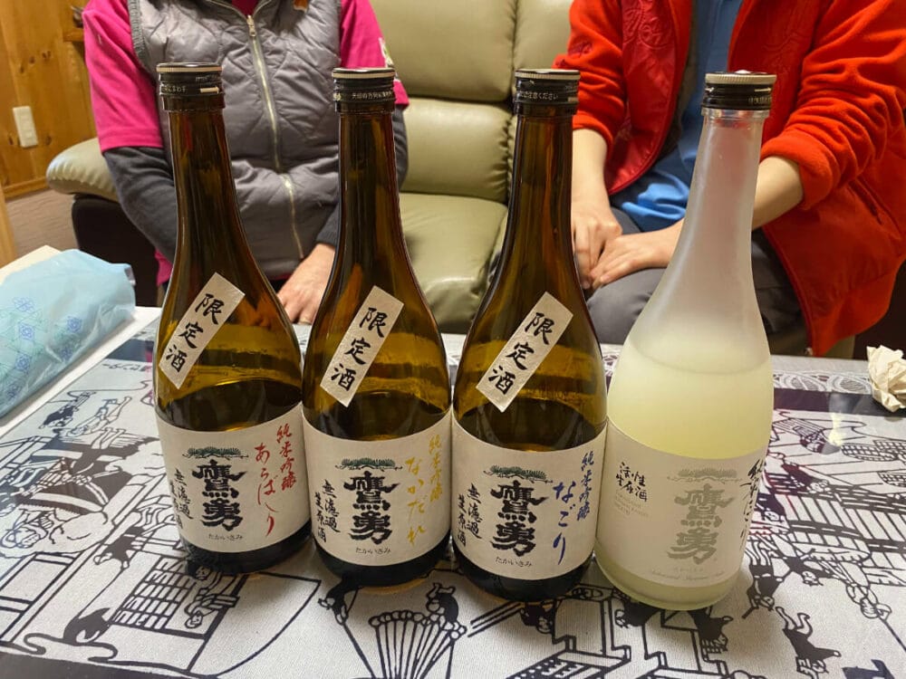 鳥取県琴浦町にある酒蔵・大谷酒造の鷹勇シリーズ