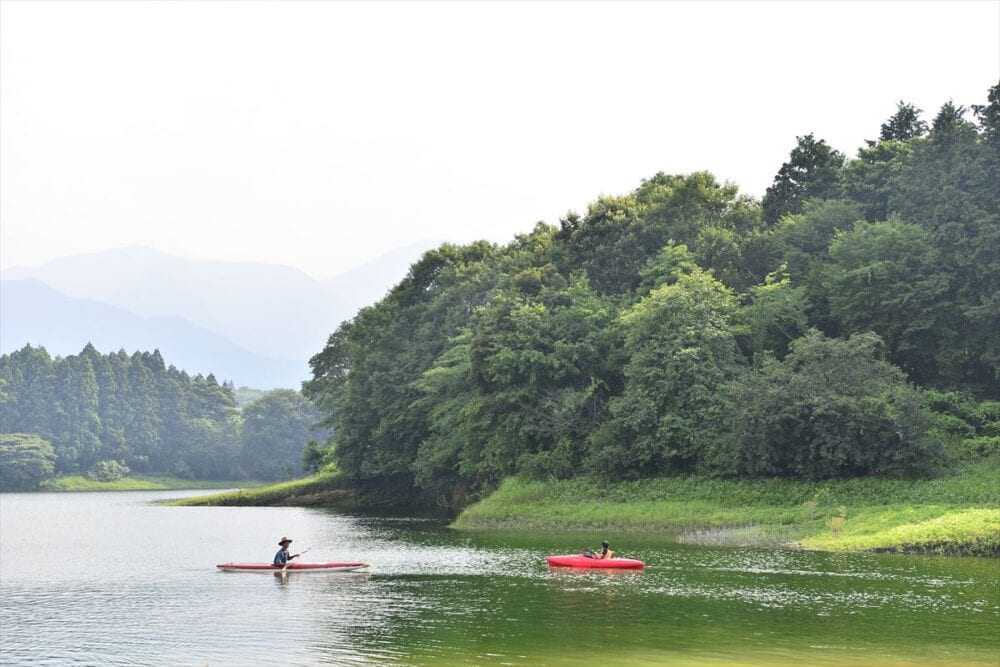 鳥取県倉吉市の大山池。