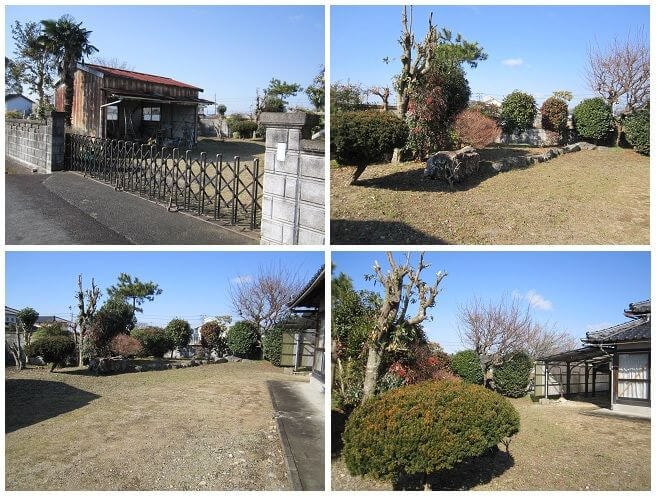 岡山県津山市の物件の庭