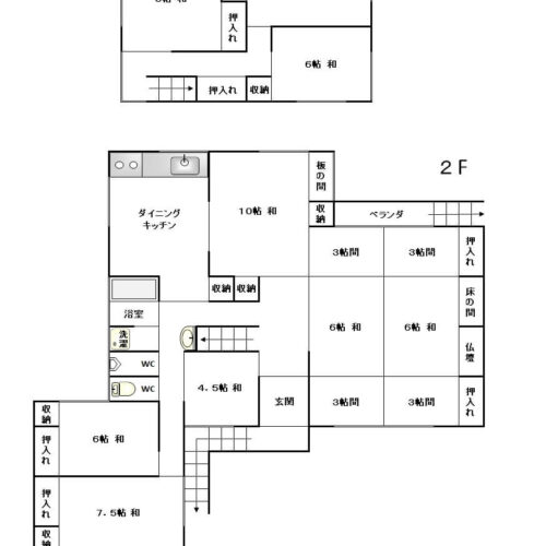 新潟県糸魚川市の物件の間取り図