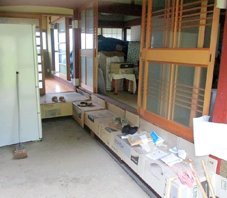 兵庫県佐用町の物件の玄関スペース