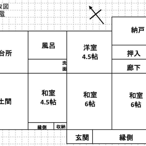 宮崎県えびの市の物件の間取り図