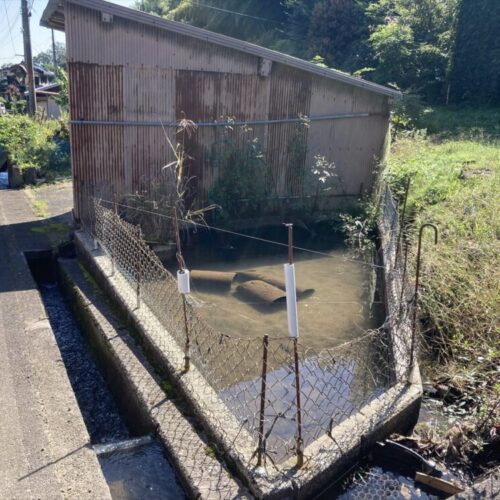 鳥取県倉吉市の物件の用水池