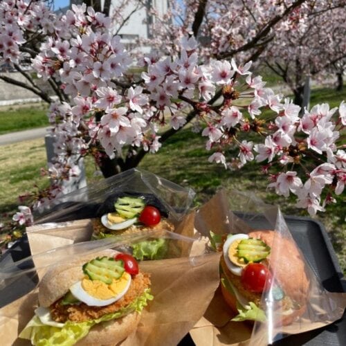 山口県美祢市のますバーガー