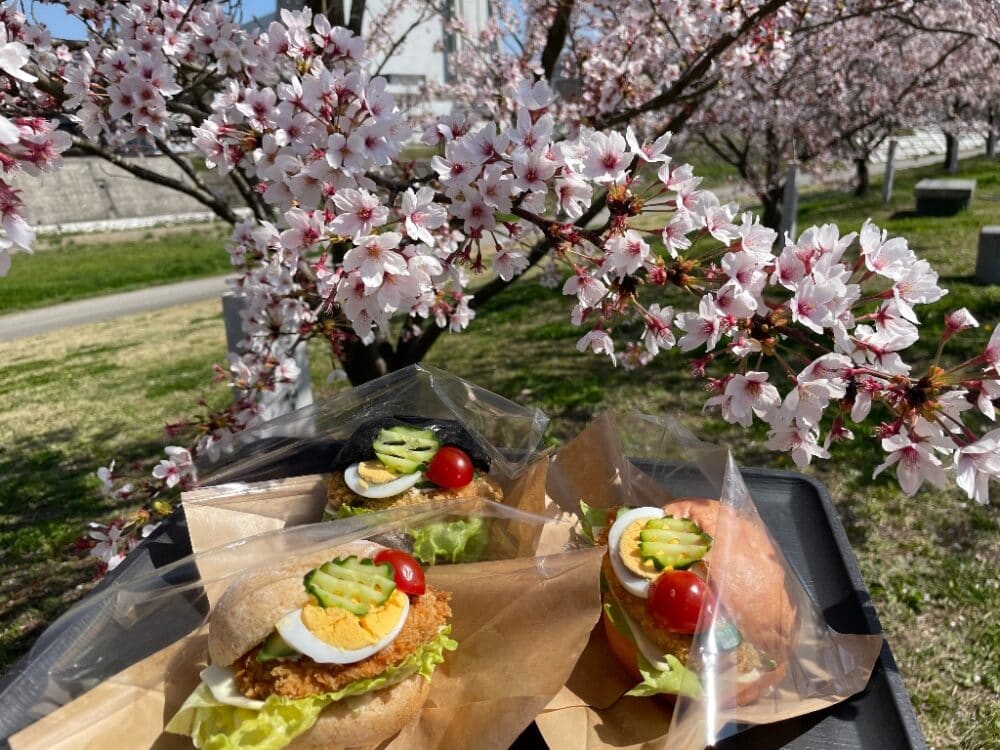 山口県美祢市のますバーガー