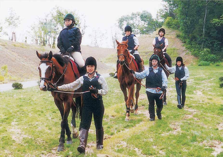 兵庫県三木市にある三木ホースランドパークでの乗馬体験