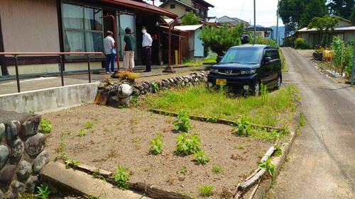 静岡県島田市の物件の菜園スペース