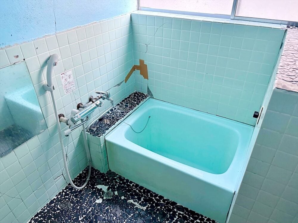 岩手県山田町の物件の風呂