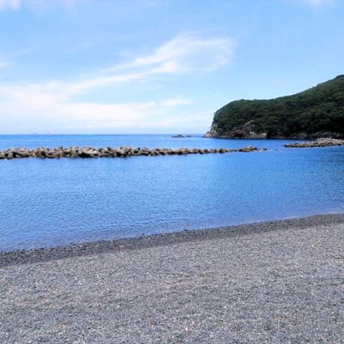 大分県佐伯市の下梶寄海水浴場