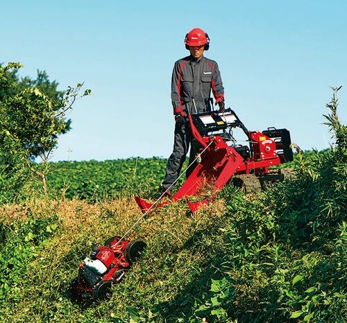 ハスクバーナ・ゼノアの画期的な斜面専用草刈り機「ベローン」