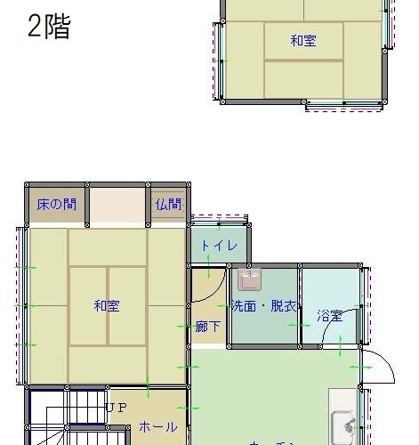 大分県佐伯市の物件の間取り図