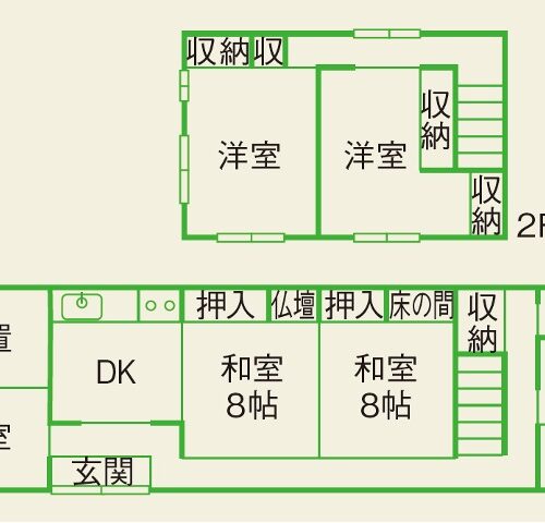 新潟県糸魚川市の物件の間取り図