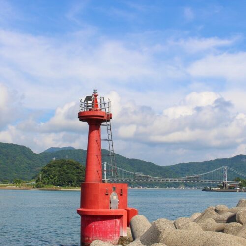 熊本県上天草市の樋島灯台