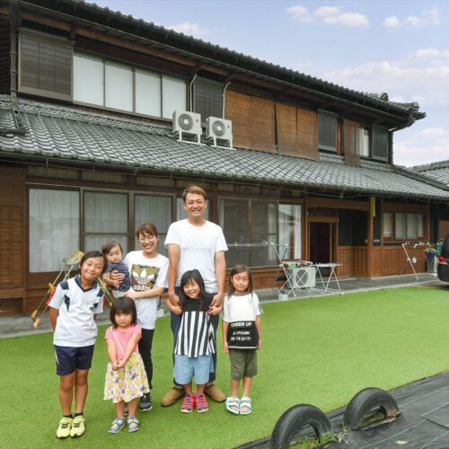 三重県伊賀市へ移住した清水さん家族
