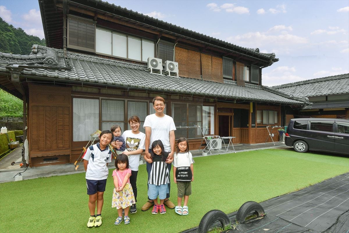 三重県伊賀市へ移住した清水さん家族