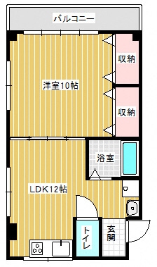 熊本県上天草市のマンション物件の間取図
