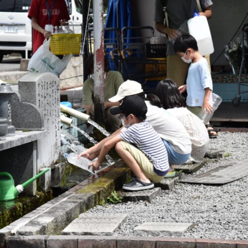 長崎県島原市にある湧水スポット