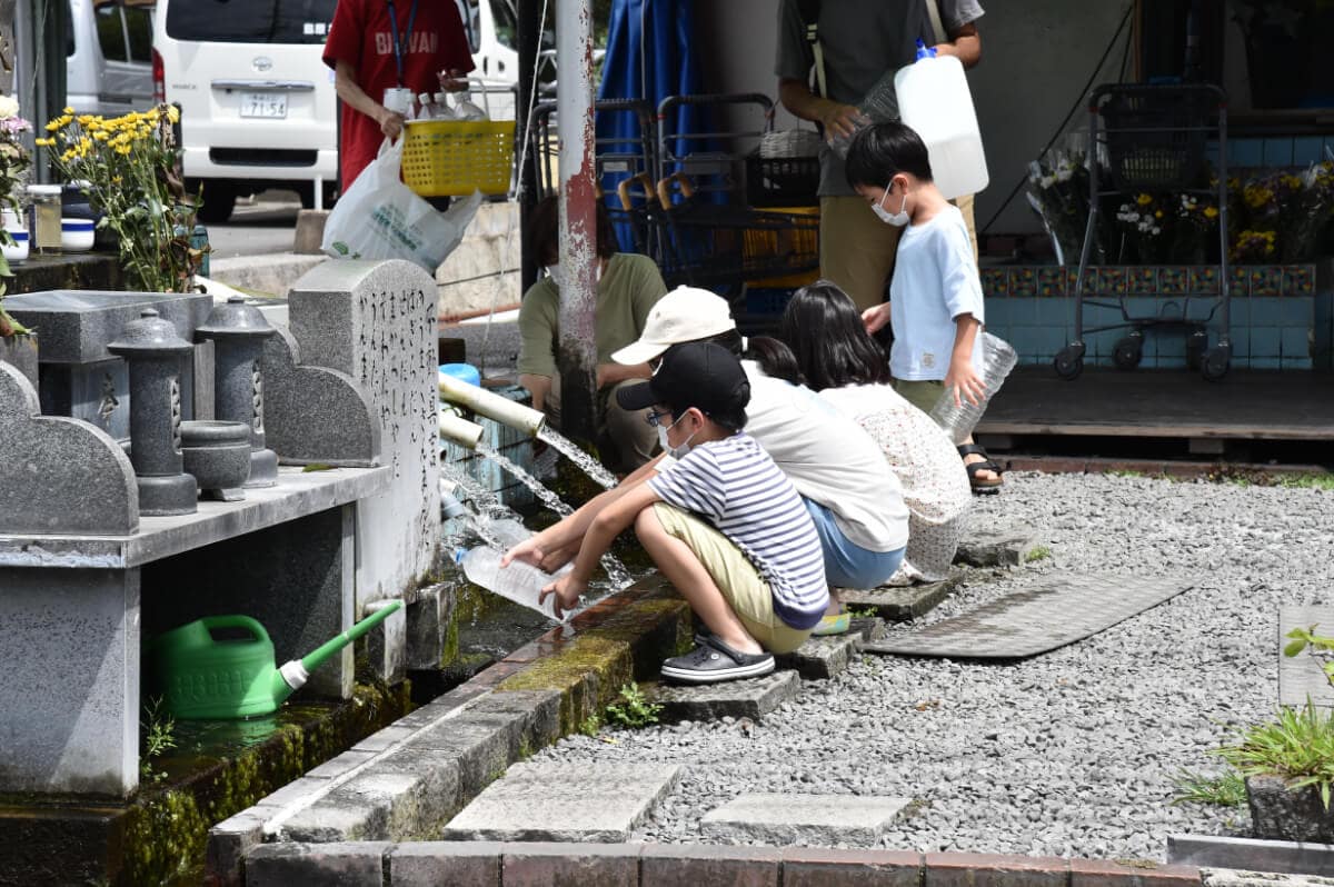 長崎県島原市にある湧水スポット