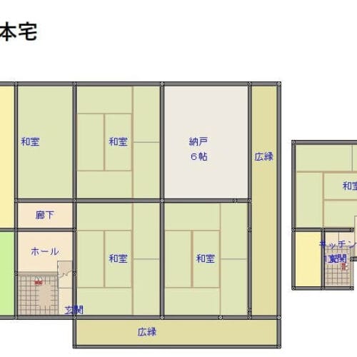 鹿児島県肝付町の物件の間取り図