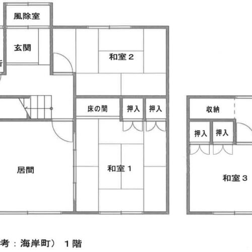 北海道豊浦町の物件の間取り図