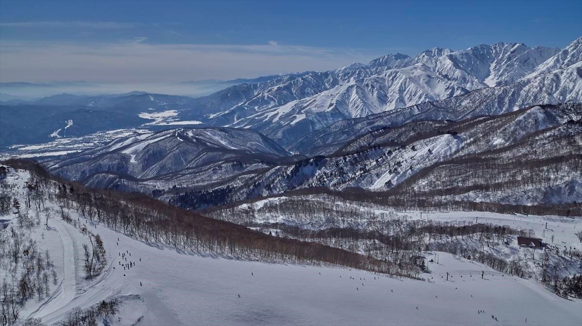 長野県小谷村の栂池スキー場