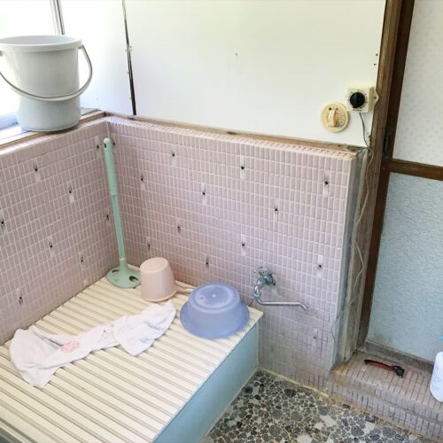 長野県小谷村の物件の浴室