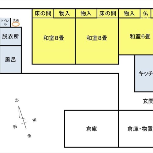 長野県塩尻市の物件の間取り図