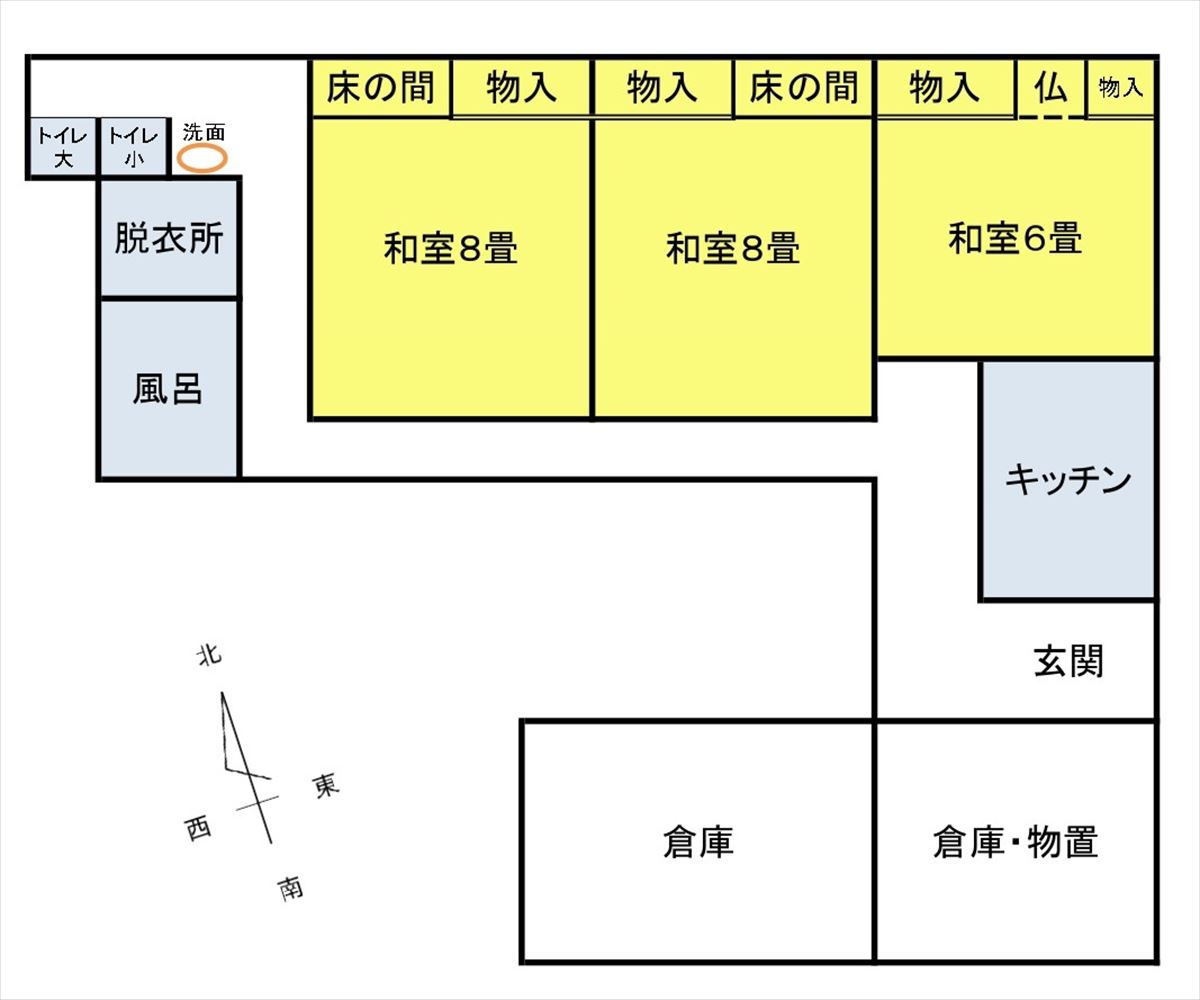 長野県塩尻市の物件の間取り図