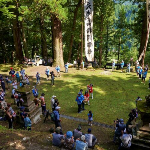 長野県小谷村の中谷大宮諏訪神社例祭