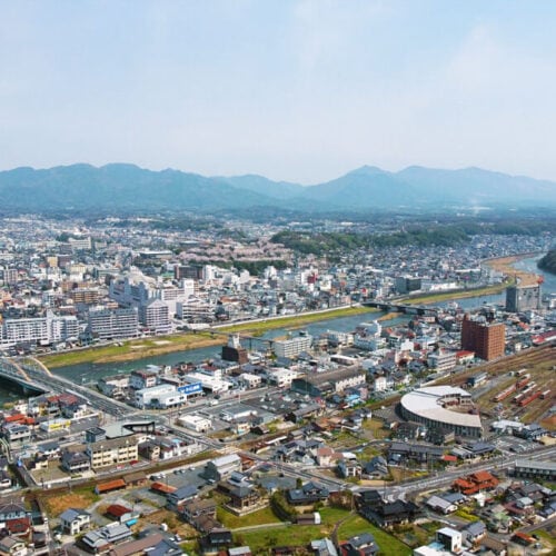 岡山県津山市の風景