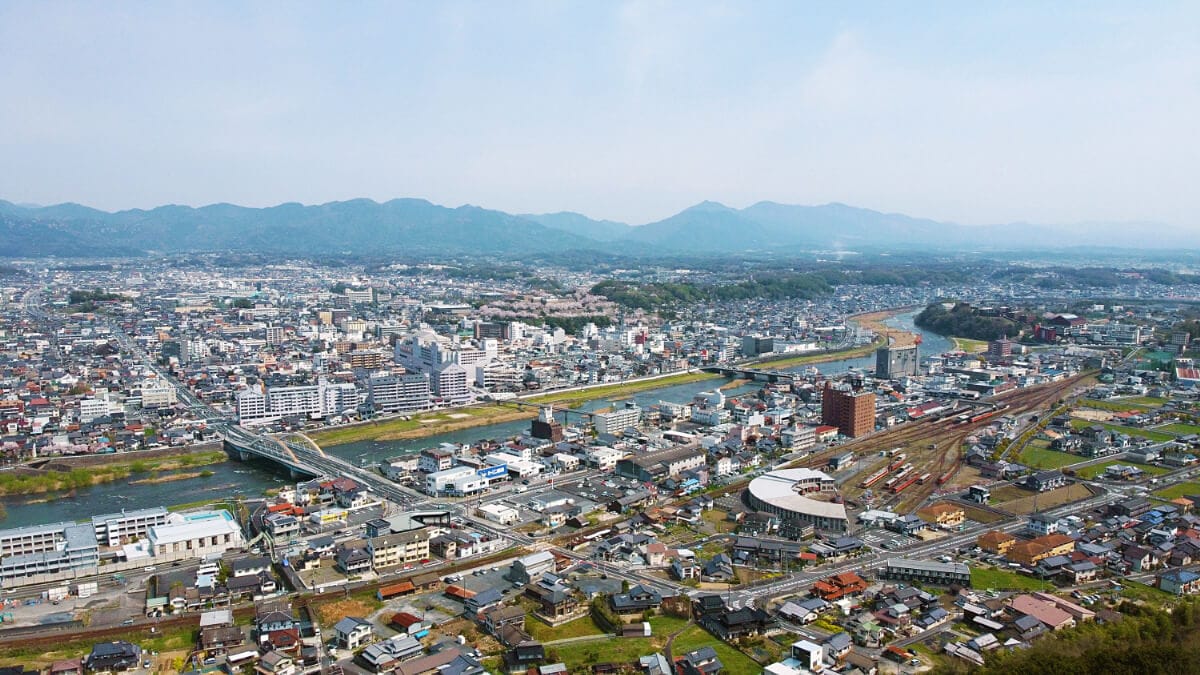 岡山県津山市の風景