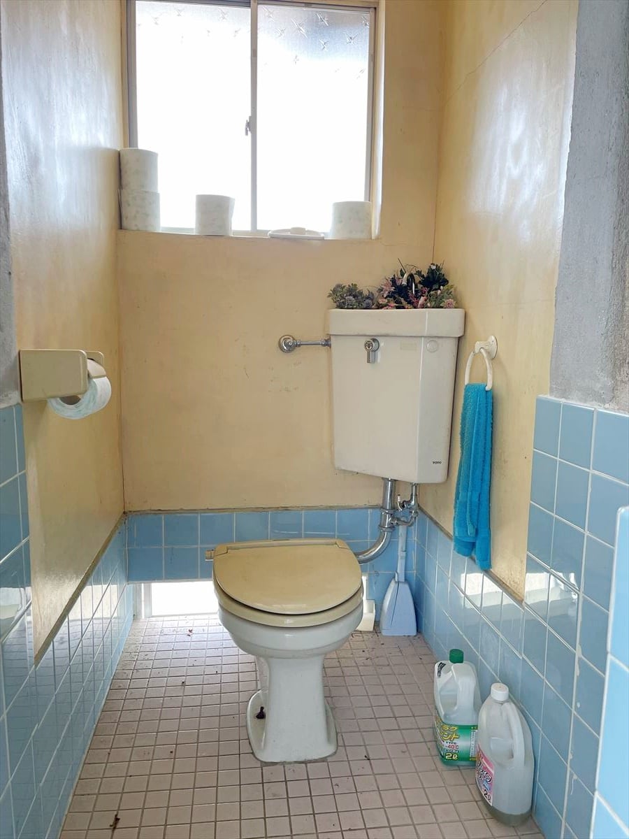 山梨県南アルプス市の物件の外トイレ
