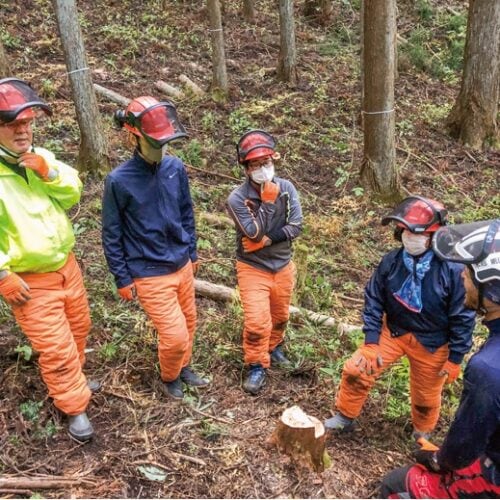 福島県石川町の林業体験プログラム