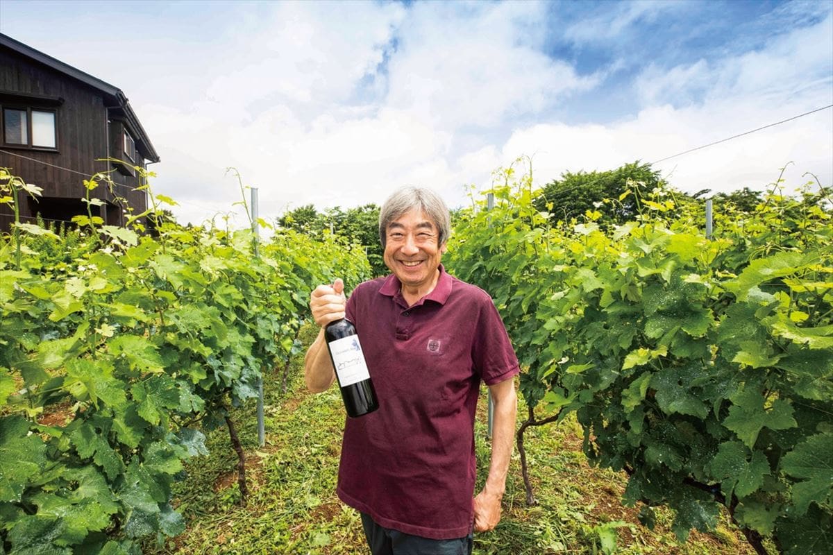 福島県大玉村でブドウ畑とワインづくりをしている移住者