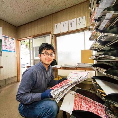 福島県小野町で新聞販売店を継業した移住者
