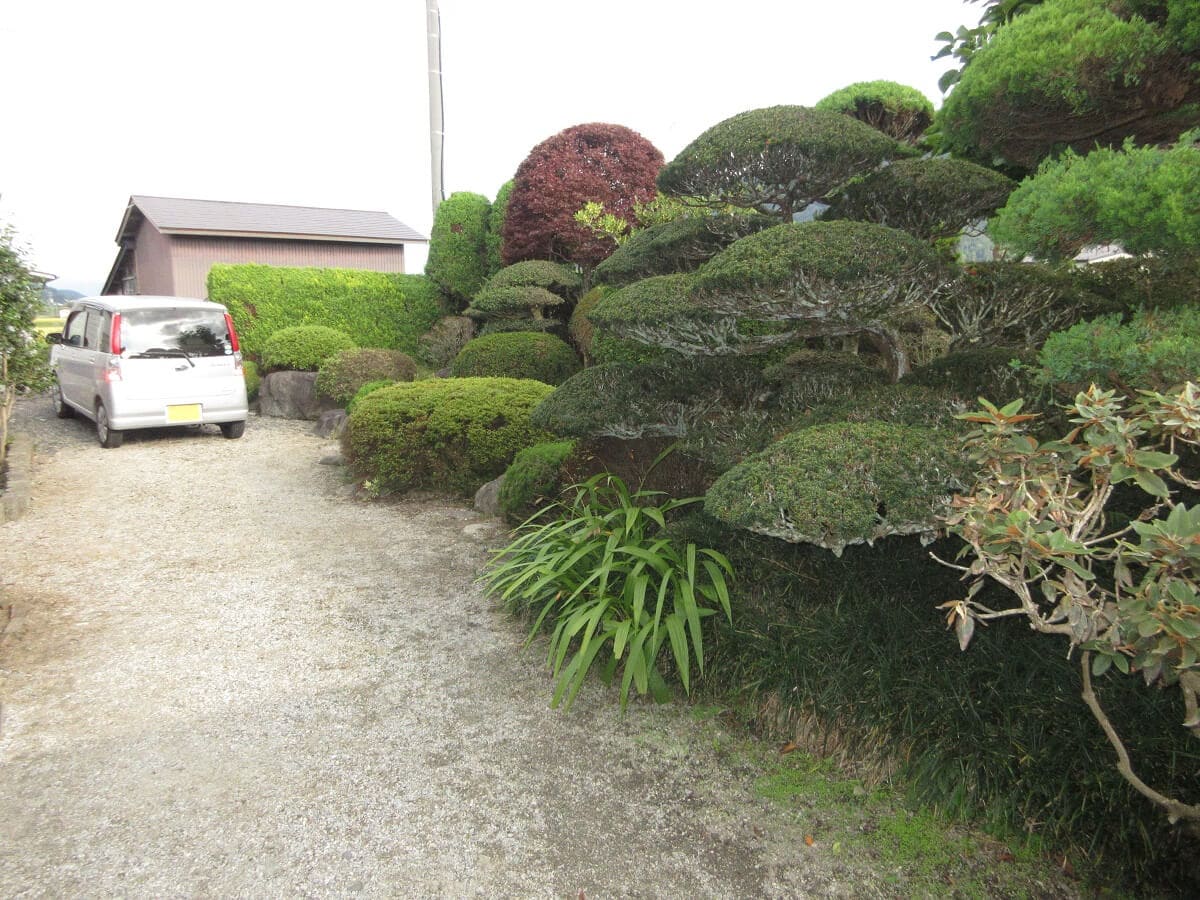 岩手県遠野市の物件の庭 