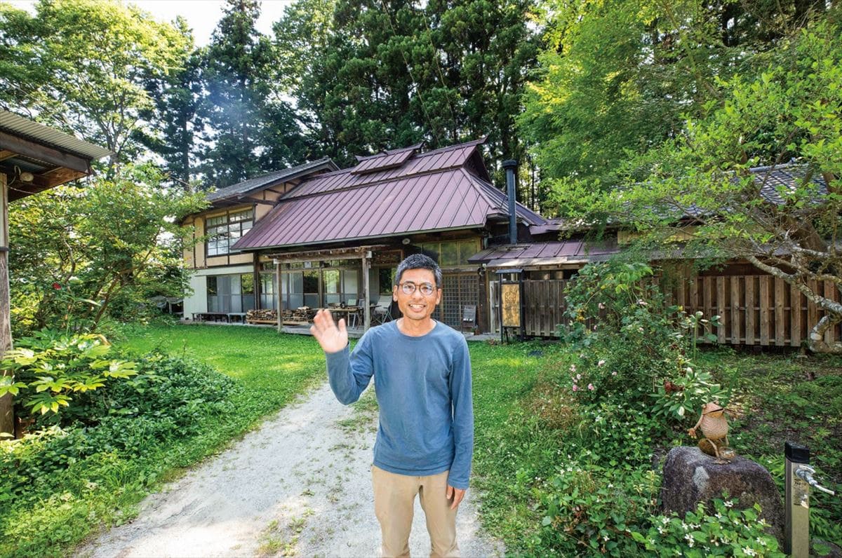 福島県二本松市で農家民宿をしている移住者