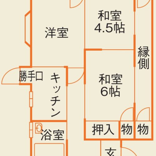 長崎県雲仙市の物件の間取り図