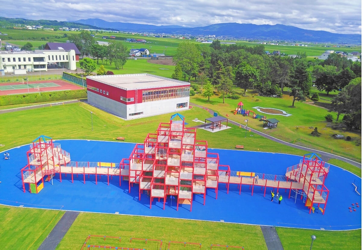 北海道秩父別町にある屋外遊戯場キュービックコネクション