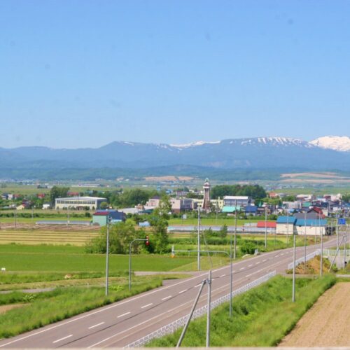 北海道秩父別町の全景